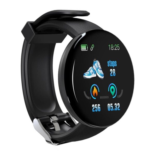 D18 Heart Rate Blood Pressure Smartwatch Color Screen Fitness Tracker Smart Watch IP65 Waterproof - Image 4