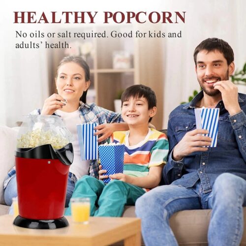 Popcorn Maker Hot Air Popcorn Popper 1200W With Measuring Cup Oil Free Home Party Corn Machine - Image 6