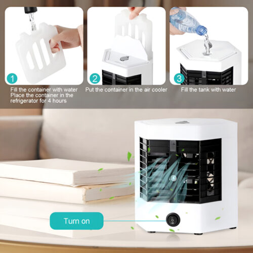 Ultra-Pro Arctic Cool Mini Portable Lightweight USB Air Cooler With 2x Cooling Power - Image 6