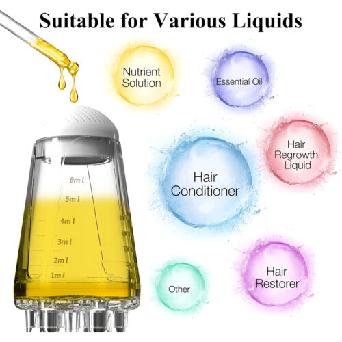 TYQ-05 Mini Portable 6ML Scalp Applicator Comb with Ball Massage and Fluid Application - Image 10