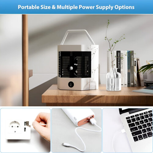 Ultra-Pro Arctic Cool Mini Portable Lightweight USB Air Cooler With 2x Cooling Power - Image 11