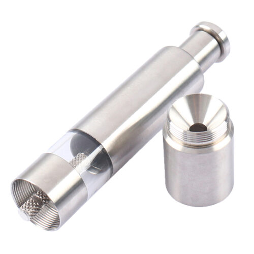 One Handed Operation Thumb Push High Quality Stainless Steel Spice Grinder - Image 4