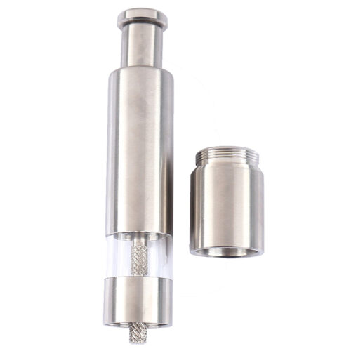 One Handed Operation Thumb Push High Quality Stainless Steel Spice Grinder - Image 5