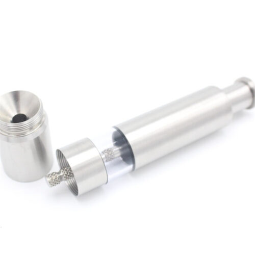 One Handed Operation Thumb Push High Quality Stainless Steel Spice Grinder - Image 15