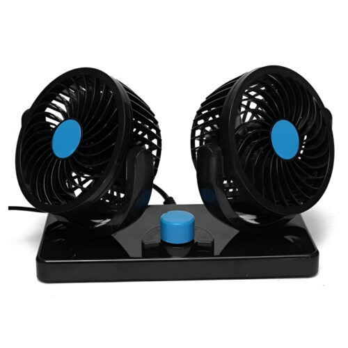 F30 Dual-Headed 360° Rotating Car Fan with Low Noise & Adjustable Airflow - Image 12